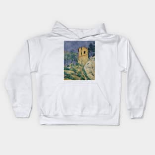 The House with the Cracked Walls by Paul Cezanne Kids Hoodie